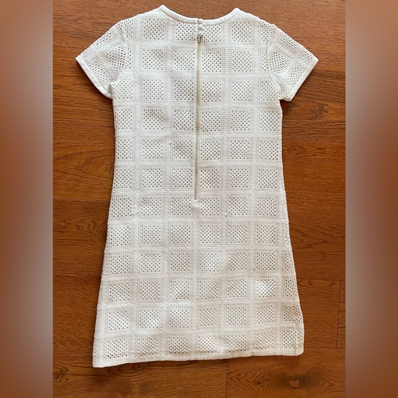 Crochet-style Vintage 60s sweater sheath dress medium - Picture 3 of 8